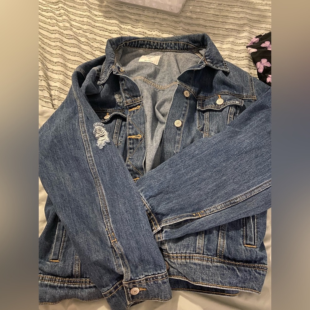 Denim old navy jacket XXL